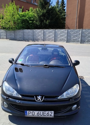 Peugeot 206 CC cena 7900 przebieg: 227000, rok produkcji 2004 z Poznań małe 254